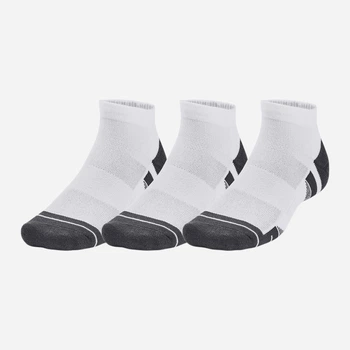 Набор мужских носков коротких Under Armour Ua Performance Tech Low 1379504-100 XL 3 пары Белый (196884006464)