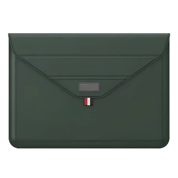 Чохол - конверт xVibe Leather PU sleeve stand для MacBook ноутбука планшета 13"-14.2" Green