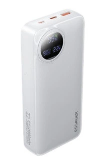 Зовнішній акумулятор Essager EDY2W-YT02-Z 22.5W 20000mAh white (EDY2W-YT02-Z)