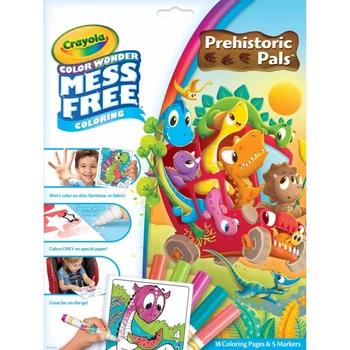 Набір для творчості Crayola Color Wonder Динозаври Розмальовка [130107]