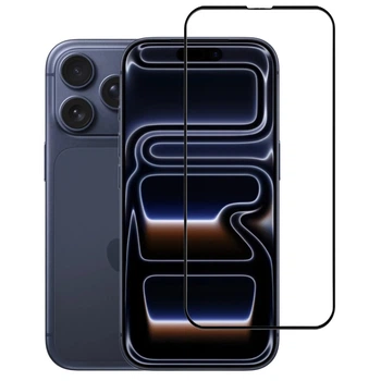Защитное стекло LUX для Apple iPhone 17 Pro Max полная проклейка черный
