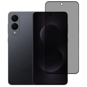 Защитное стекло Fiji Privacy для Samsung Galaxy S25 Edge 5G (S937) антишпион Anti-peeping полная проклейка черный