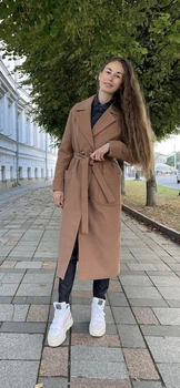 Пальто демісезонне Sifurs Меги XS кольору кемел ( ПЭ-3-120-КЕМ)