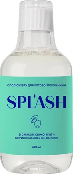 Ополіскувач для ротової порожнини Splash зі смаком свіжої м’яти 300 мл (4820266832230)