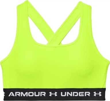 Топ женский Under Armour CROSSBACK MID лаймовый XS 1361034-731