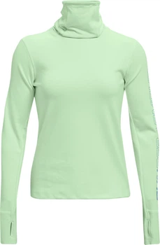 Свитшот для бега женский Under Armour EMPOWERED FUNNEL NECK салатовый M 1365636-335