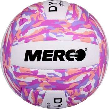 Волейбольный мяч Merco DYNAMIC розово-кораллово-фиолетово-белый Размер 5 ID36934