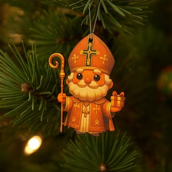 Декоративная игрушка-декор Luxyart Николай 7*8 см (DN-898)