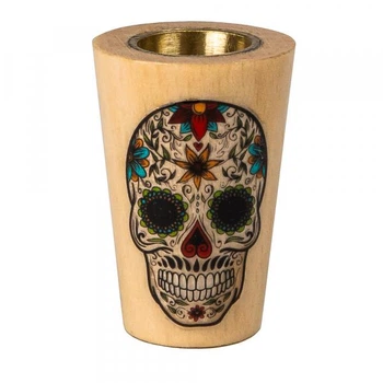 Деревянный колпак для курения Color Skull