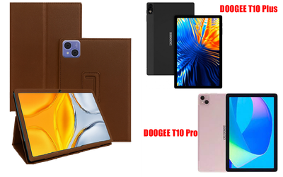 Чохол-підставка CRAYTON для DOOGEE T10 Plus, T10 Pro – стиль, захист і ручна збірка, колір Коричневий св