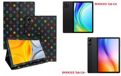 Чехол-подставка CRAYTON для DOOGEE Tab G6, DOOGEE Tab G6+ – стиль, защита и ручная сборка, цвет Л черный