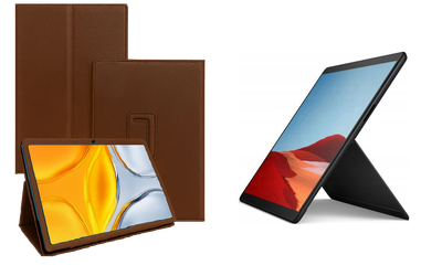 Чехол-подставка CRAYTON для Microsoft Surface Pro X – стиль, защита и ручная сборка, цвет Коричневый св