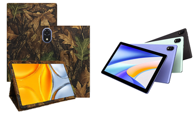 Чехол-подставка CRAYTON для DOOGEE Tab U10, U10 Pro – стиль, защита и ручная сборка, цвет Клен