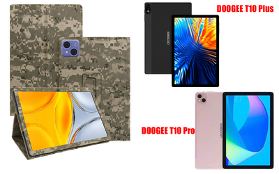 Чехол-подставка CRAYTON для DOOGEE T10 Plus, T10 Pro – стиль, защита и ручная сборка, цвет Пиксель М14
