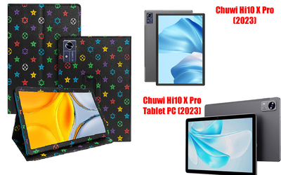 Чехол-подставка CRAYTON для Chuwi Hi10 X Pro, Hi10 X Pro Tablet PC – стиль, защита и ручная сборка, цвет Л черный