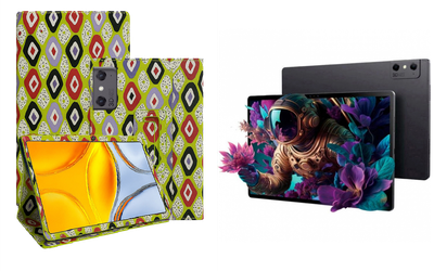 Чехол-подставка CRAYTON для ZTE Nubia Pad 3D – стиль, защита и ручная сборка, цвет Камни