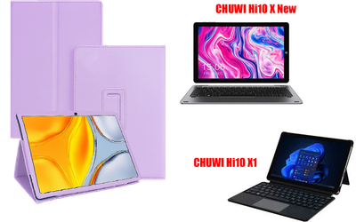 Чехол-подставка CRAYTON для CHUWI Hi10 X New, Hi10 X1 – стиль, защита и ручная сборка, цвет Фиолетовый