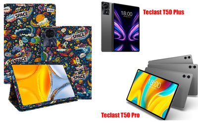 Чохол-підставка CRAYTON для Teclast T50 Plus, T50 Pro – стиль, захист і ручна збірка, колір Космос