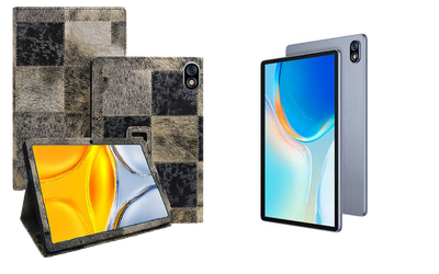 Чехол-подставка CRAYTON для Ulefone Tab W10 – стиль, защита и ручная сборка, цвет Мех