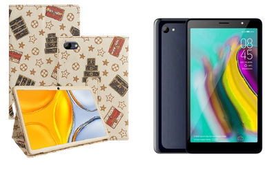 Чехол-подставка CRAYTON для Tecno Tab 7 P704a – стиль, защита и ручная сборка, цвет Л белый