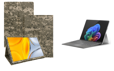 Чехол-подставка CRAYTON для Microsoft Surface 11 pro Copilot+ – стиль, защита и ручная сборка, цвет Пиксель М14