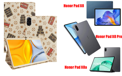 Чохол-підставка CRAYTON для Honor Pad X8, Pad X8 Pro, Pad X8a – стиль, захист і ручна збірка, колір Луі білий