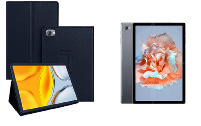 Чехол-подставка CRAYTON для Blackview Tab 15, Tab 15 Pro – стиль, защита и ручная сборка, цвет Синий тм