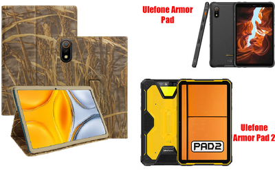 Чехол-подставка CRAYTON для Ulefone Armor Pad, Armor Pad 2 – стиль, защита и ручная сборка, цвет Камыш