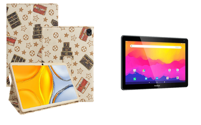 Чохол-підставка CRAYTON для Prestigio Muze 3231 4G, Muze 4231 4G – стиль, захист і ручна збірка, колір Луі білий
