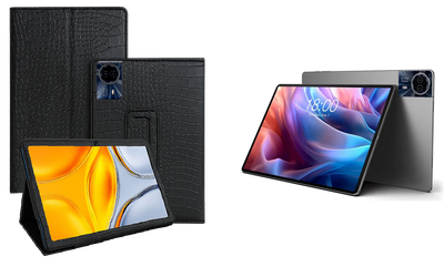 Чохол-підставка CRAYTON для Teclast T65 Max – стиль, захист і ручна збірка, колір Крокодил