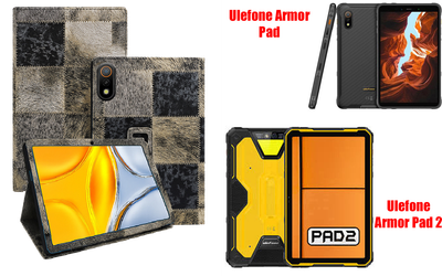 Чехол-подставка CRAYTON для Ulefone Armor Pad, Armor Pad 2 – стиль, защита и ручная сборка, цвет Мех