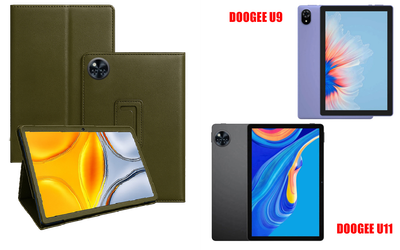 Чехол-подставка CRAYTON для DOOGEE U9, DOOGEE U11 – стиль, защита и ручная сборка, цвет Оливковый