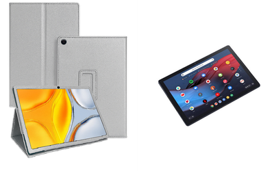 Чохол-підставка CRAYTON для Google Pixel Slate m3 – стиль, захист і ручна збірка, колір Срібло