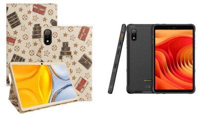 Чехол-подставка CRAYTON для Ulefone Armor Pad Lite, Armor Pad Pro – стиль, защита и ручная сборка, цвет Л белый