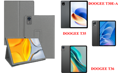 Чехол-подставка CRAYTON для DOOGEE T30E-A, T35, T36 – стиль, защита и ручная сборка, цвет Серый тм