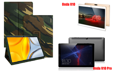 Чехол-подставка CRAYTON для Onda V10, V10 Pro – стиль, защита и ручная сборка, цвет Сахара