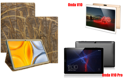 Чехол-подставка CRAYTON для Onda V10, V10 Pro – стиль, защита и ручная сборка, цвет Камыш