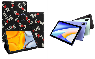Чехол-подставка CRAYTON для DOOGEE Tab U10, U10 Pro – стиль, защита и ручная сборка, цвет Лав