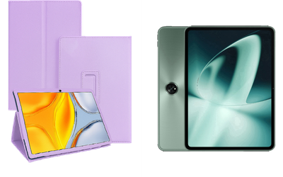 Чехол-подставка CRAYTON для OnePlus Pad, Pad 2, Pad Go, Pad Pro – стиль, защита и ручная сборка, цвет Фиолетовый