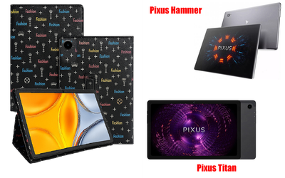 Чохол-підставка CRAYTON для Pixus Hammer, Pixus Titan – стиль, захист і ручна збірка, колір Фешн чорний