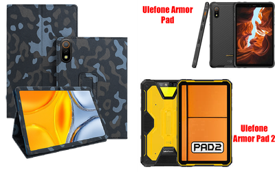 Чехол-подставка CRAYTON для Ulefone Armor Pad, Armor Pad 2 – стиль, защита и ручная сборка, цвет Хаки зима