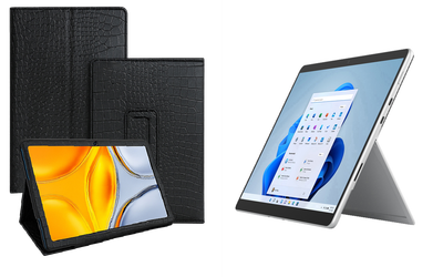 Чехол-подставка CRAYTON для Microsoft Surface Pro 8, Pro 9 – стиль, защита и ручная сборка, цвет Крокодил
