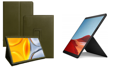 Чохол-підставка CRAYTON для Microsoft Surface Pro X – стиль, захист і ручна збірка, колір Оливковий