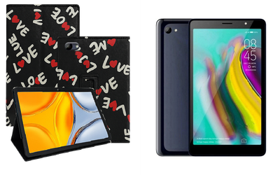 Чехол-подставка CRAYTON для Tecno Tab 7 P704a – стиль, защита и ручная сборка, цвет Лав