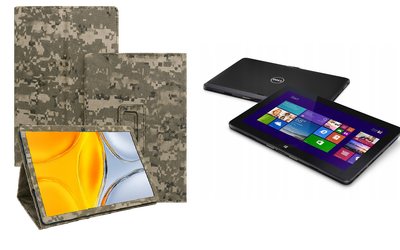 Чехол-подставка CRAYTON для Dell Venue 11 Pro 5130, 7130, 7139, 7140, 7145 – стиль, защита и ручная сборка, цвет Пиксель М14