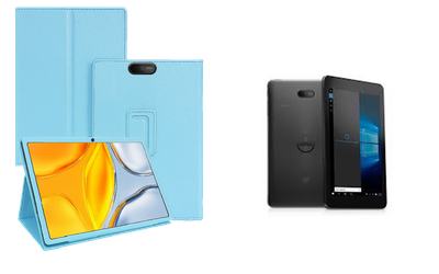 Чехол-подставка CRAYTON для Dell Venue 8 Pro (5855) – стиль, защита и ручная сборка, цвет Голубой
