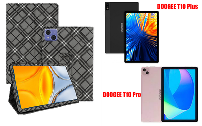 Чехол-подставка CRAYTON для DOOGEE T10 Plus, T10 Pro – стиль, защита и ручная сборка, цвет Клетка