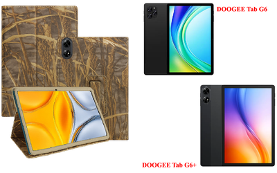 Чехол-подставка CRAYTON для DOOGEE Tab G6, DOOGEE Tab G6+ – стиль, защита и ручная сборка, цвет Камыш