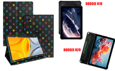 Чехол-подставка CRAYTON для DOOGEE R10, DOOGEE R20 – стиль, защита и ручная сборка, цвет Л черный