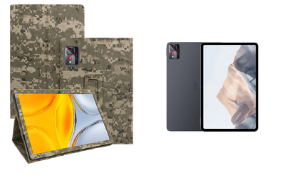 Чехол-подставка CRAYTON для ZTE Nubia Pad Pro – стиль, защита и ручная сборка, цвет Пиксель М14